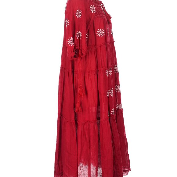 Free People Maxi Dress size Large 100% cotton - Picture 7 of 10